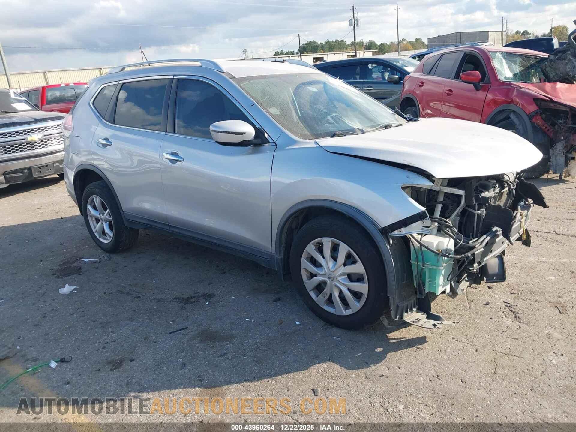 KNMAT2MV3GP655378 NISSAN ROGUE 2016