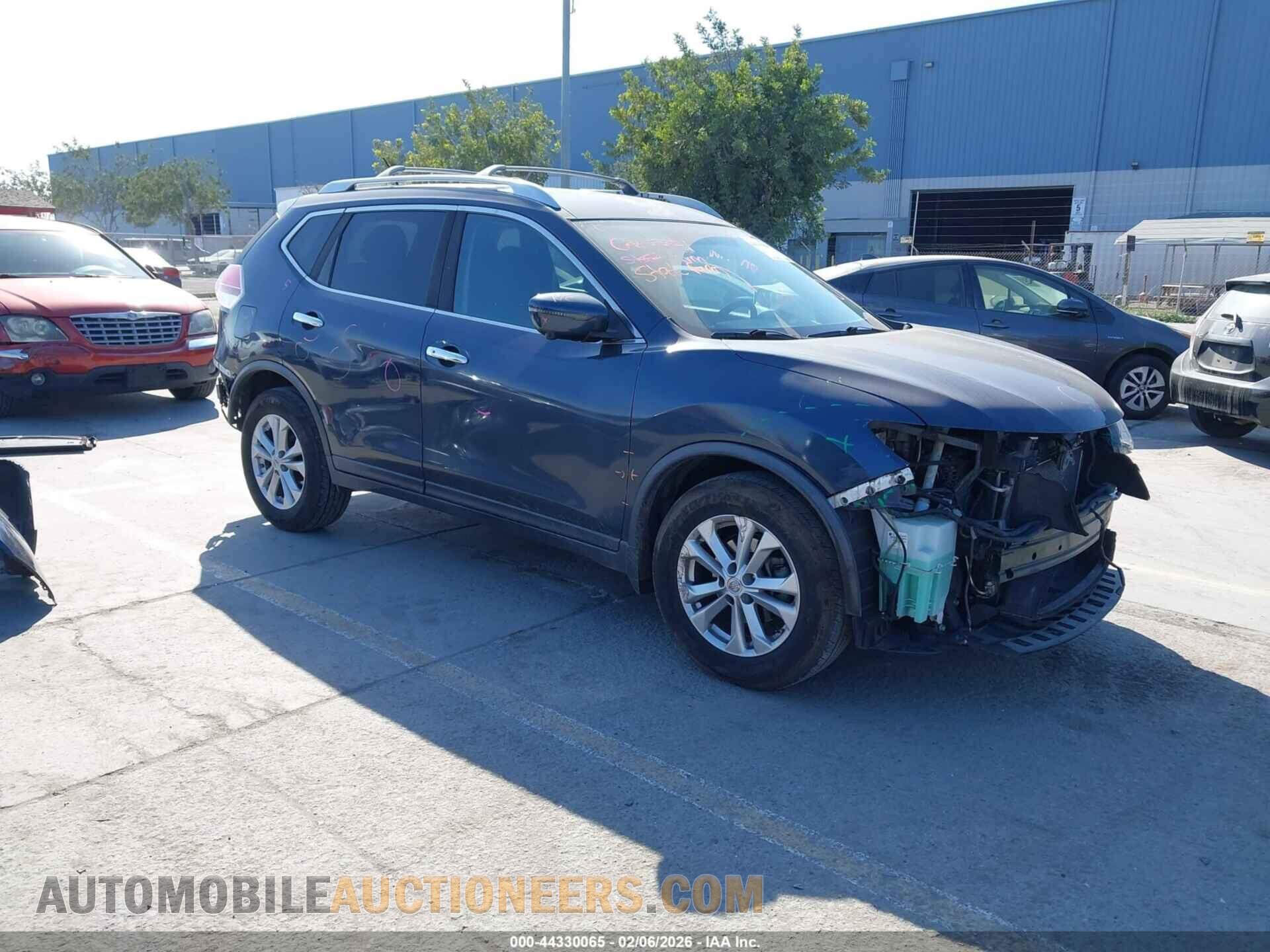 KNMAT2MV4GP657107 NISSAN ROGUE 2016