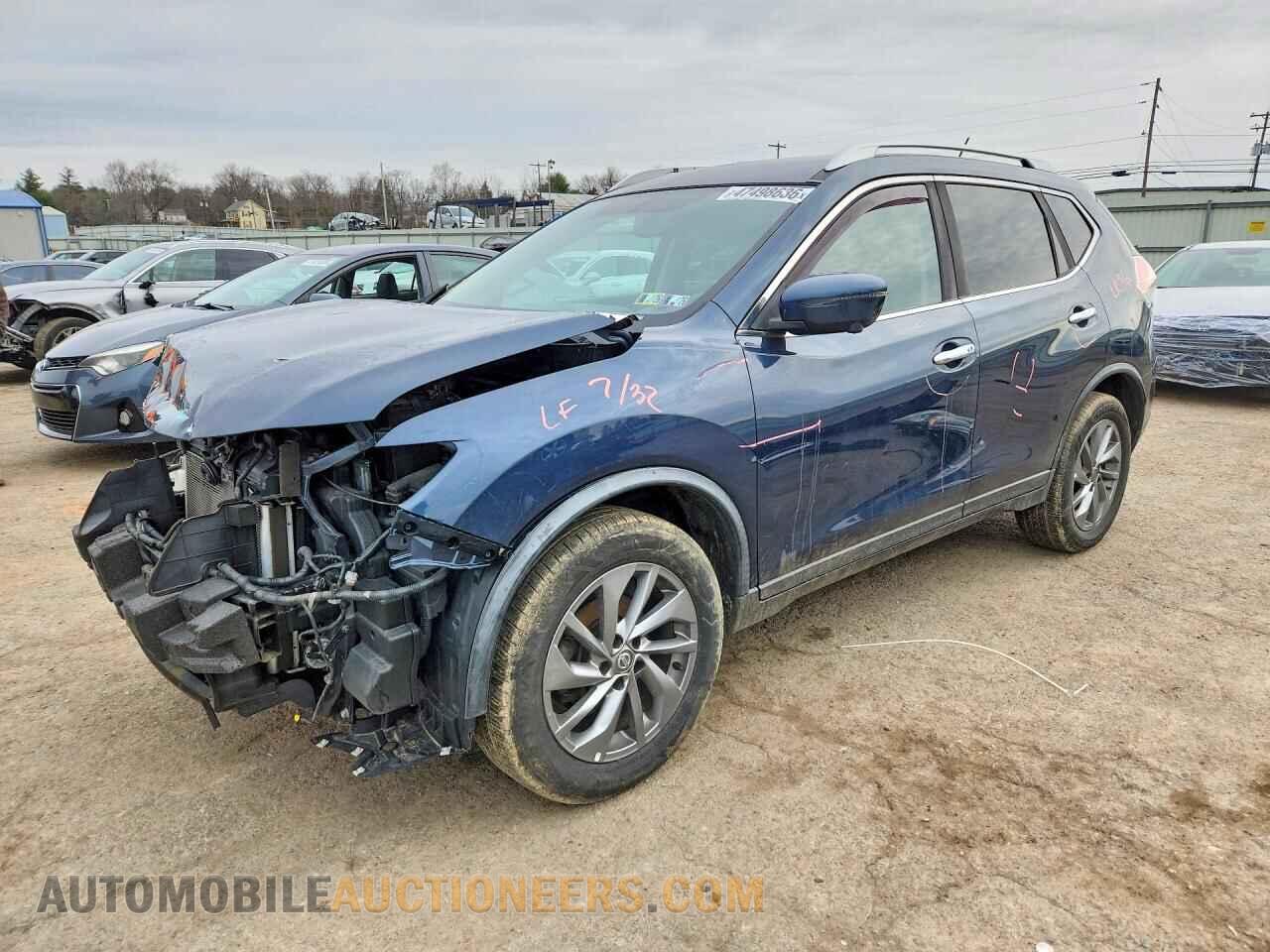 KNMAT2MV4GP687935 NISSAN ROGUE 2016