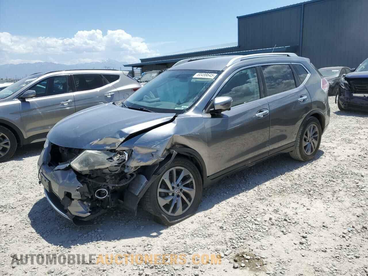 KNMAT2MV4GP722070 NISSAN ROGUE 2016