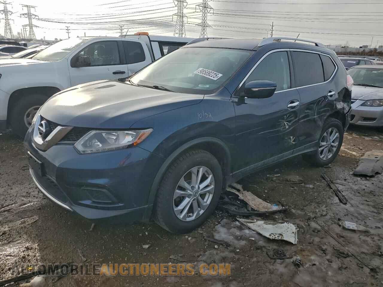 KNMAT2MV8FP529502 NISSAN ROGUE 2015
