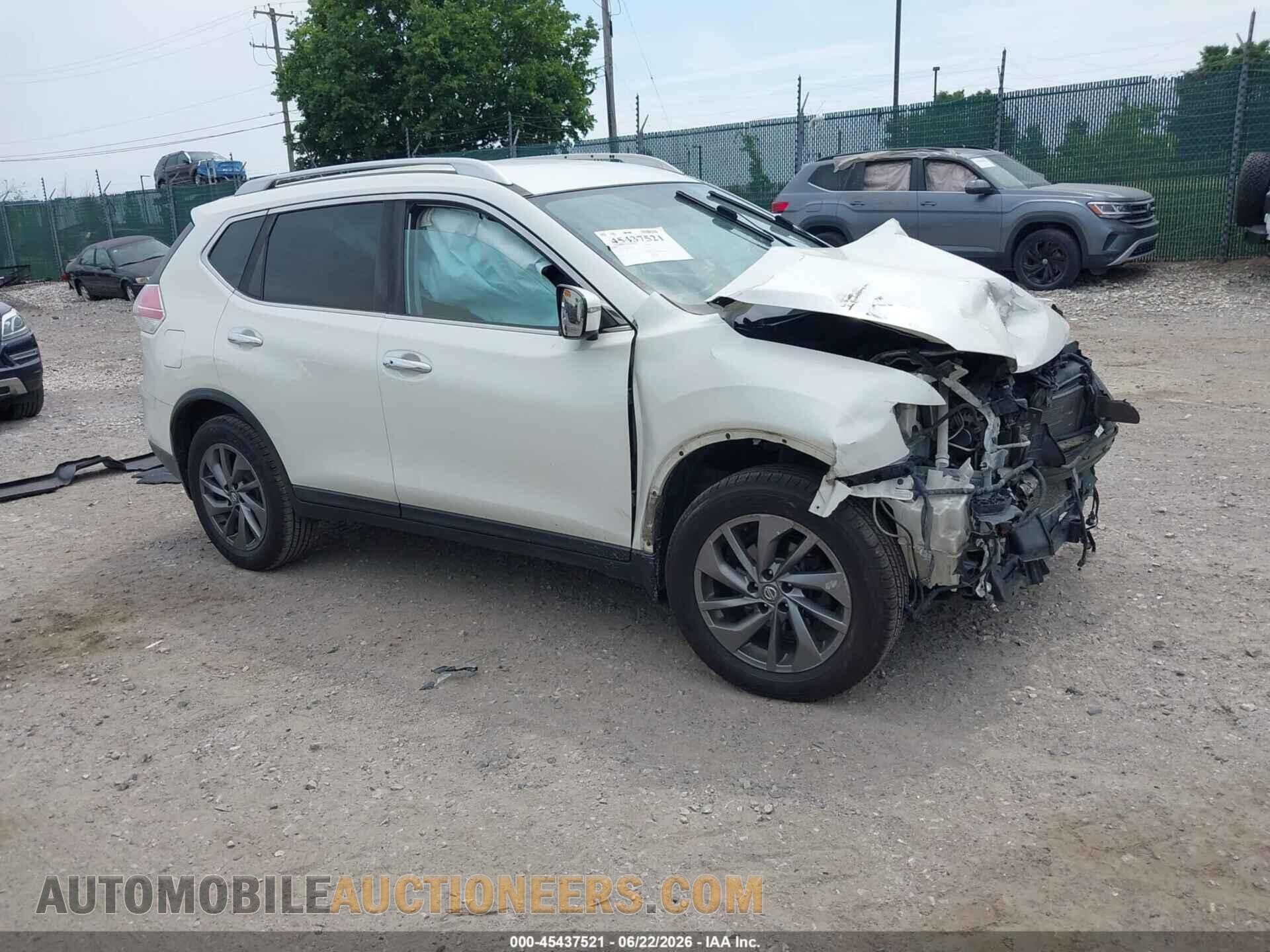 KNMAT2MV9GP701246 NISSAN ROGUE 2016