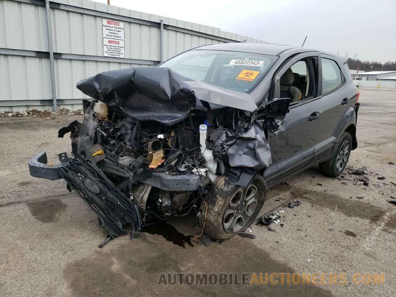 MAJ6S3FL4KC257113 FORD ECOSPORT 2019