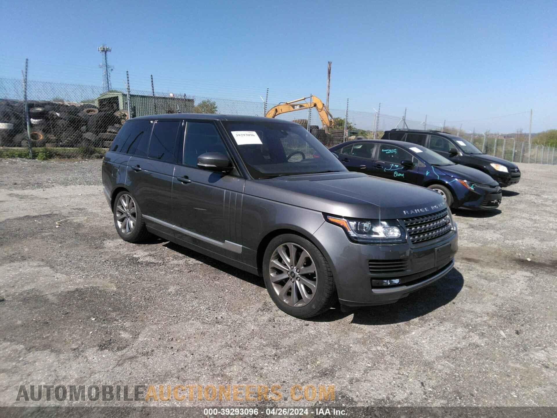 SALGR2PFXGA286057 LAND ROVER RANGE ROVER 2016