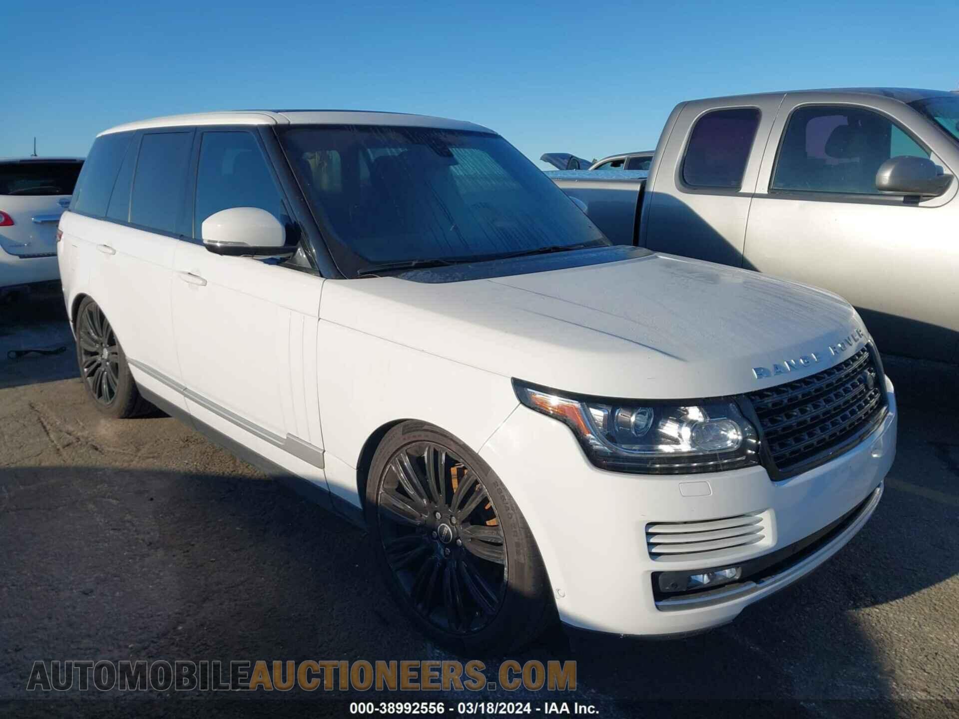 SALGS2EF1GA301598 LAND ROVER RANGE ROVER 2016