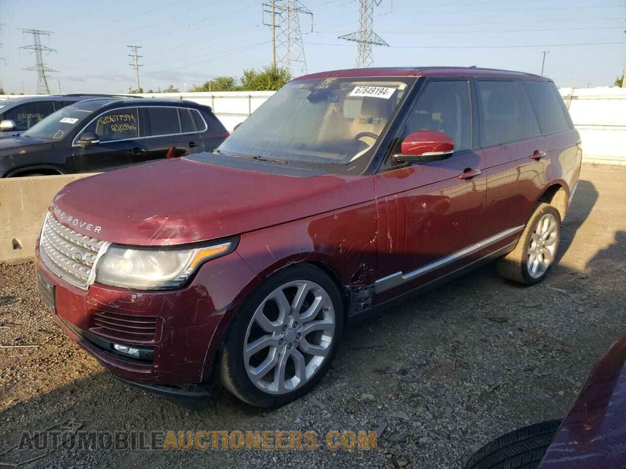 SALGS2FE4HA320959 LAND ROVER RANGEROVER 2017