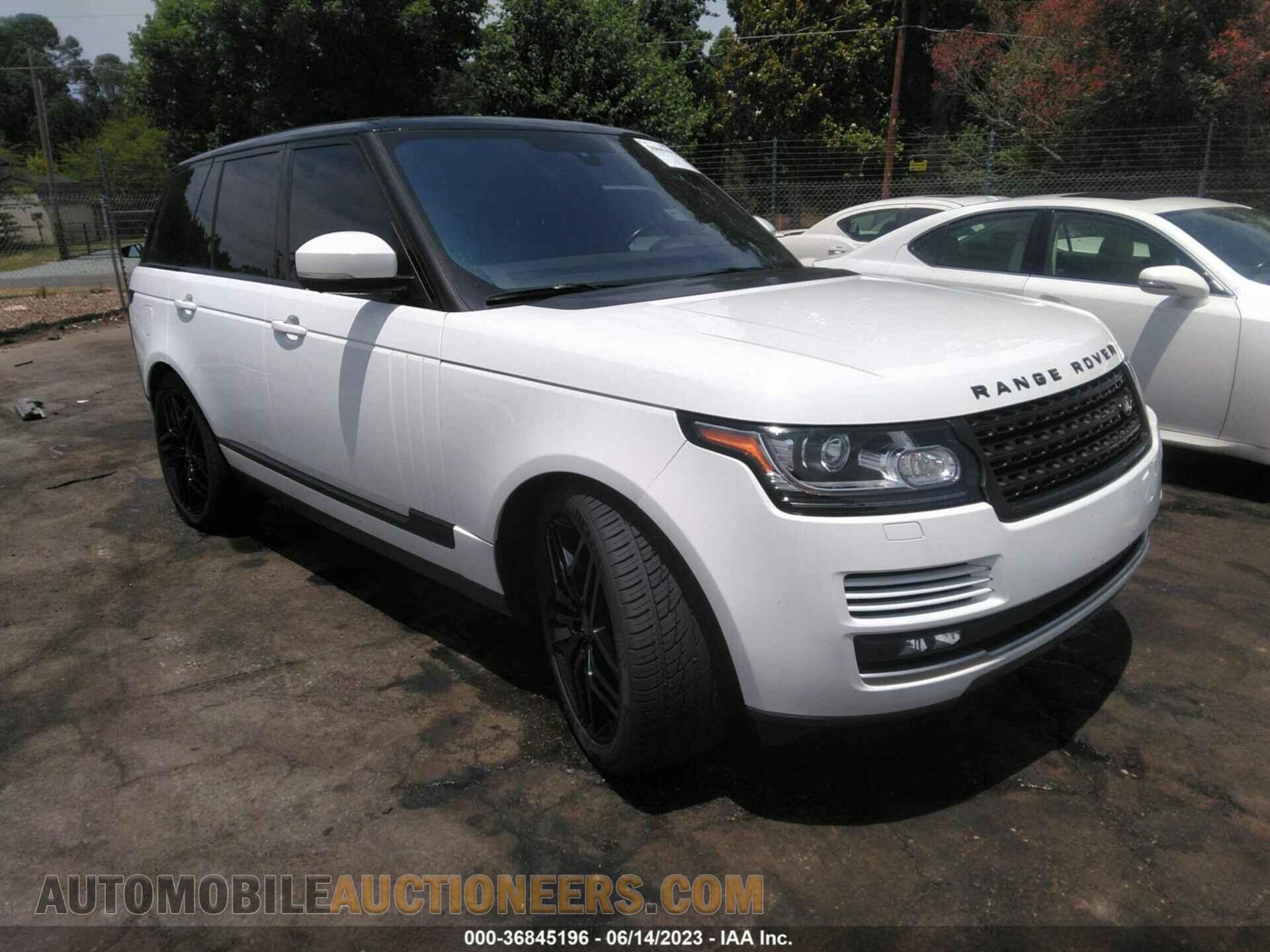 SALGS2KF2GA302280 LAND ROVER RANGE ROVER 2016
