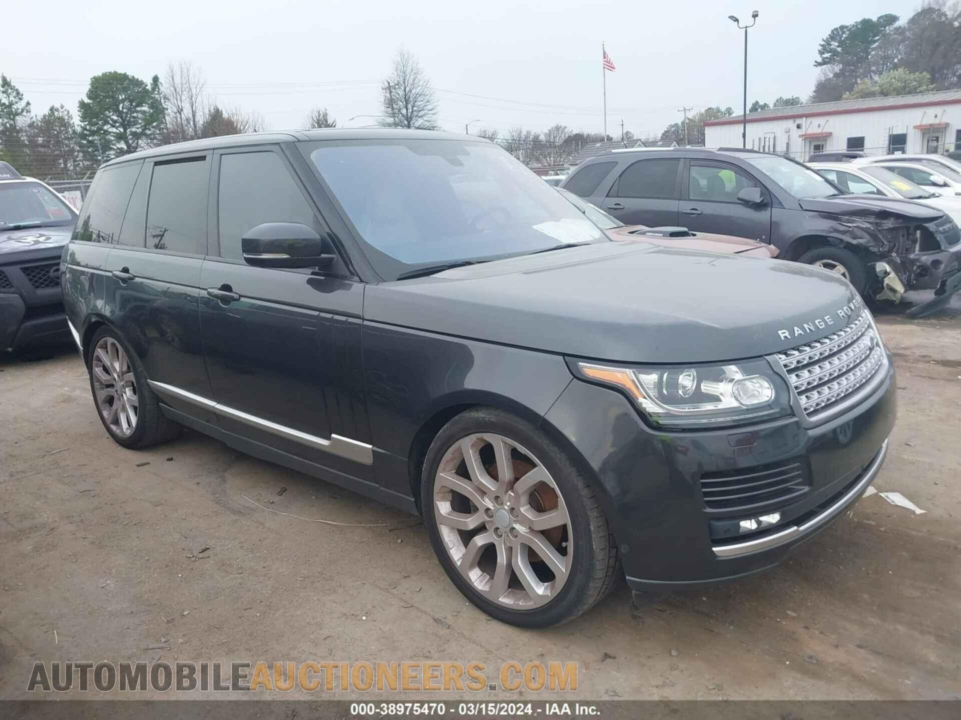 SALGS2KF7GA259183 LAND ROVER RANGE ROVER 2016