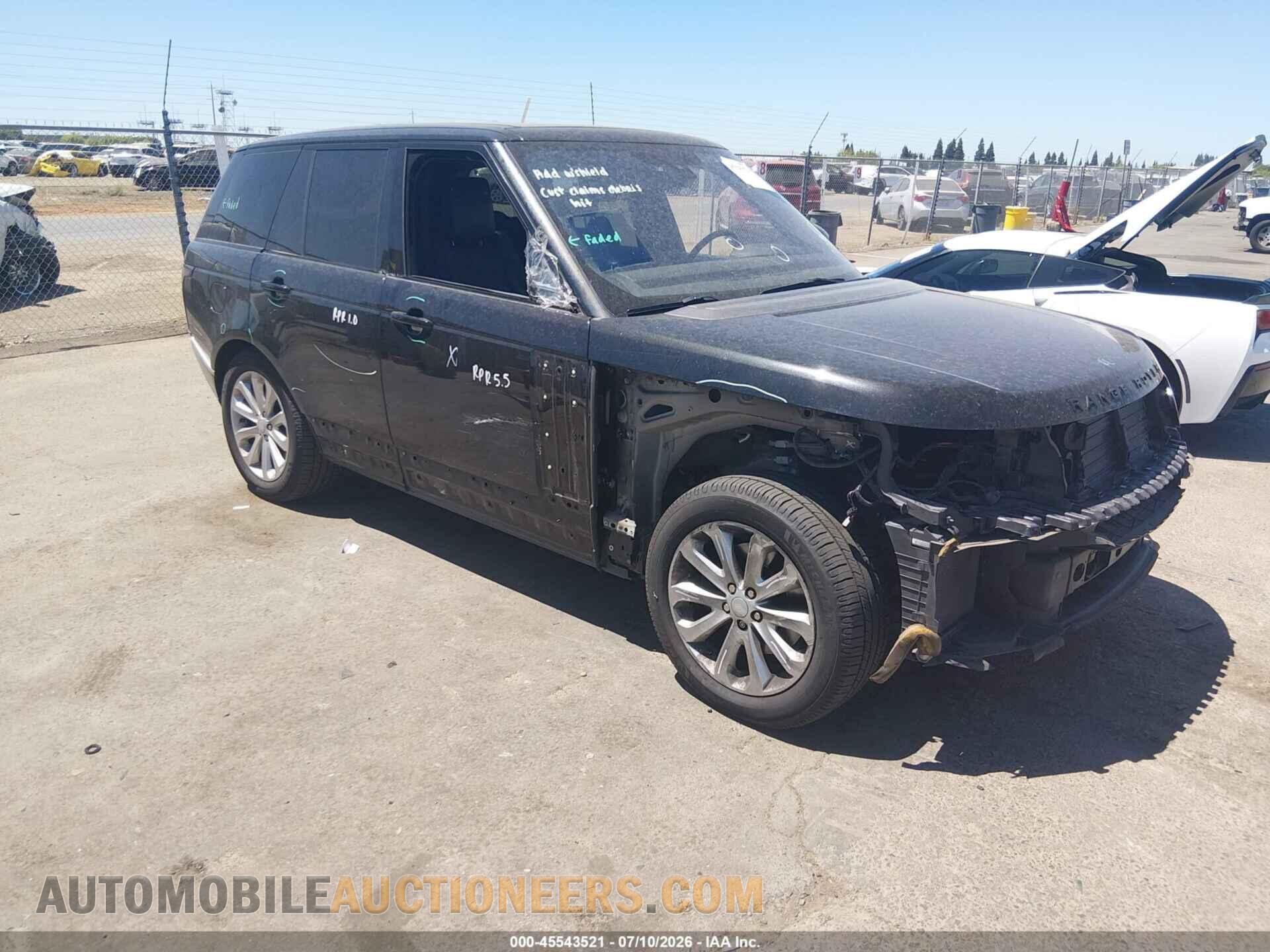 SALGS2KF7GA294855 LAND ROVER RANGE ROVER 2016