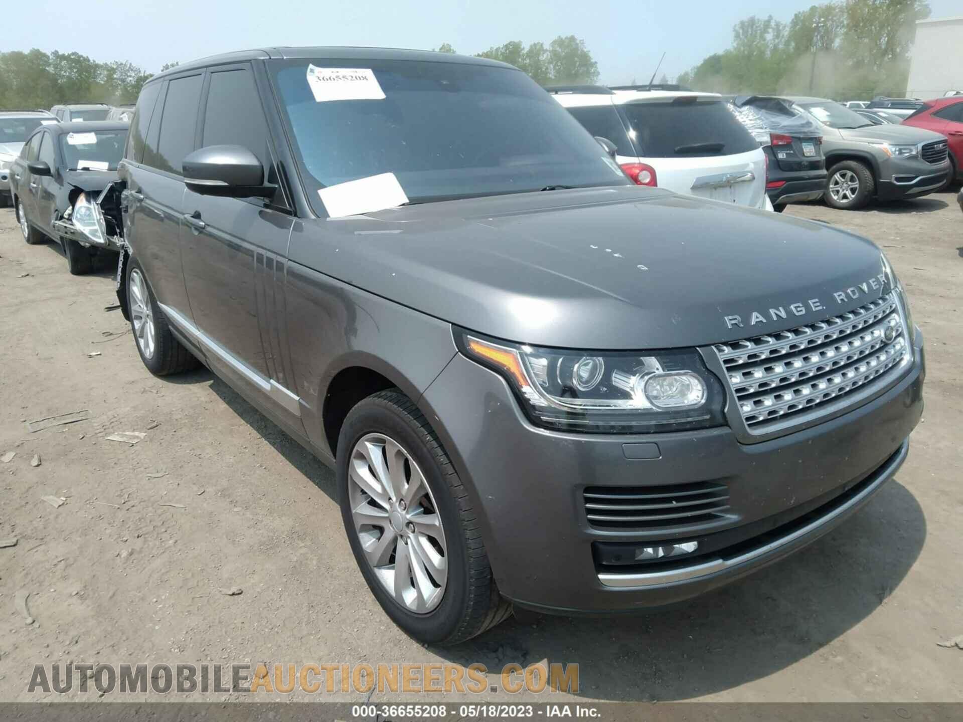SALGS2PF0GA315280 LAND ROVER RANGE ROVER 2016