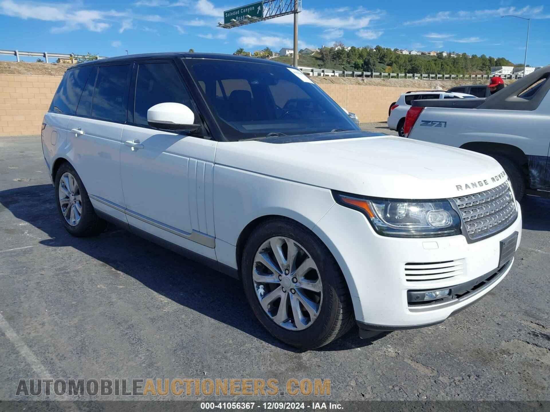 SALGS2PF2GA309853 LAND ROVER RANGE ROVER 2016