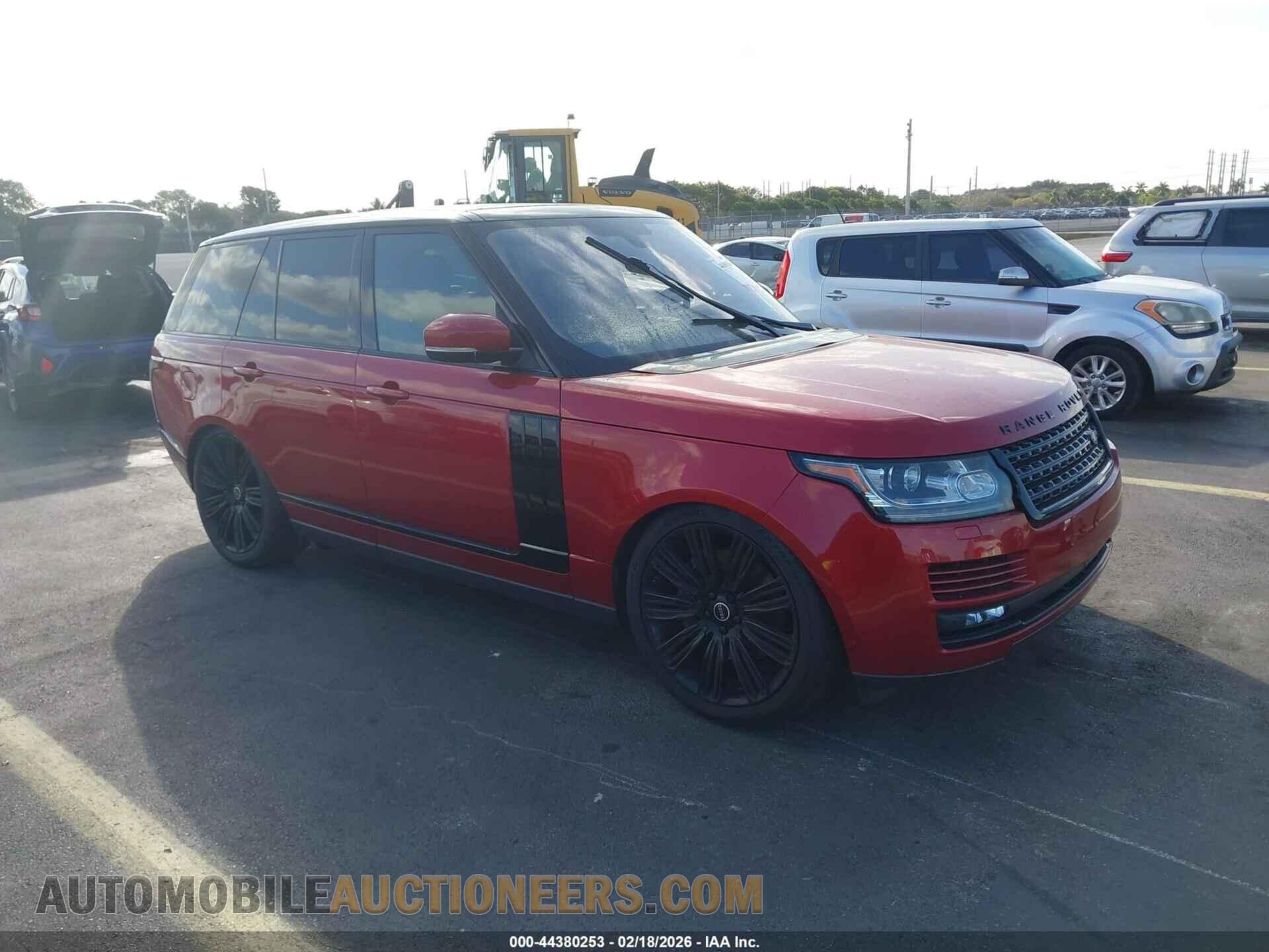 SALGS2PF3GA314284 LAND ROVER RANGE ROVER 2016