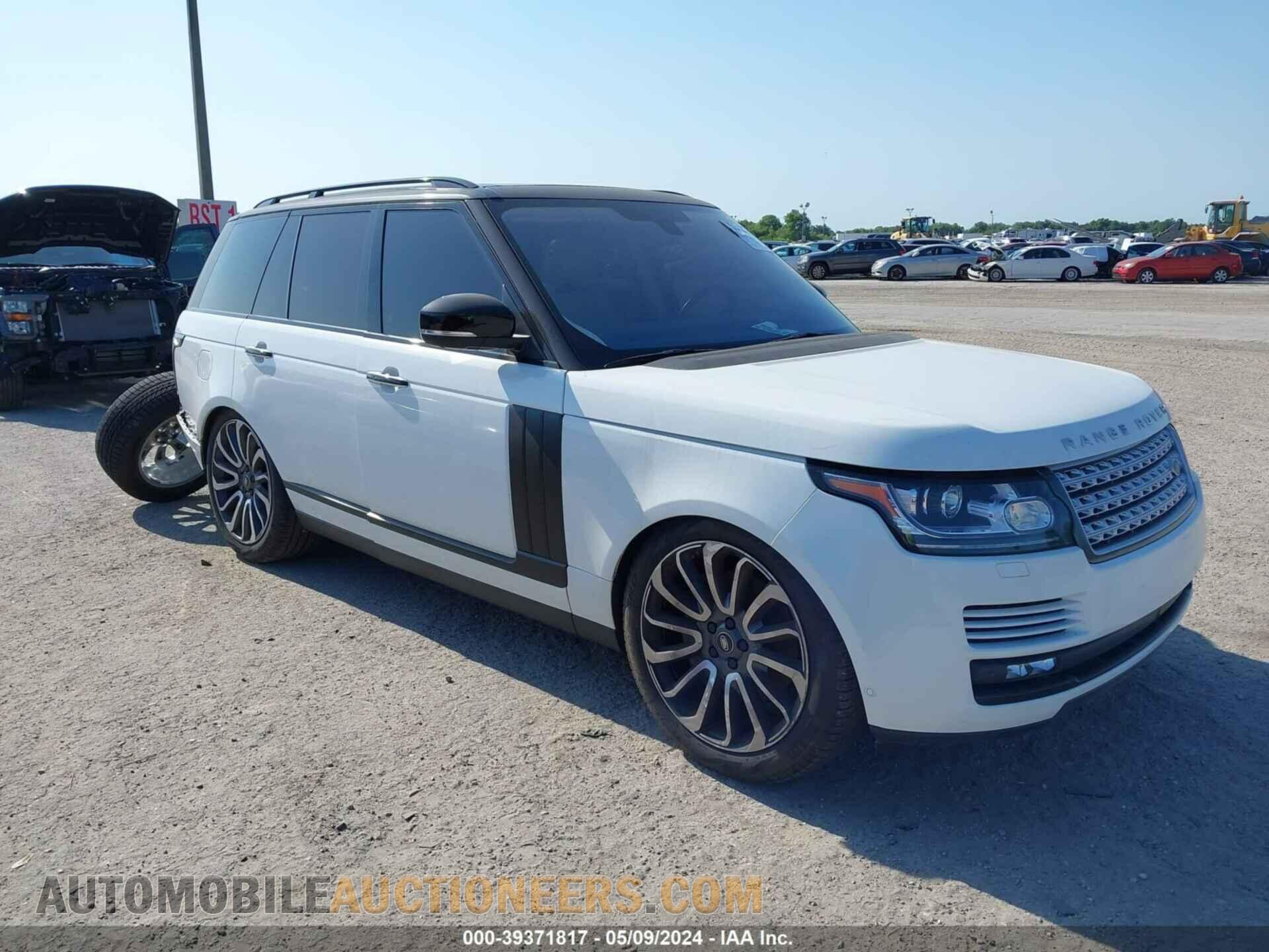 SALGS2PF3GA316021 LAND ROVER RANGE ROVER 2016