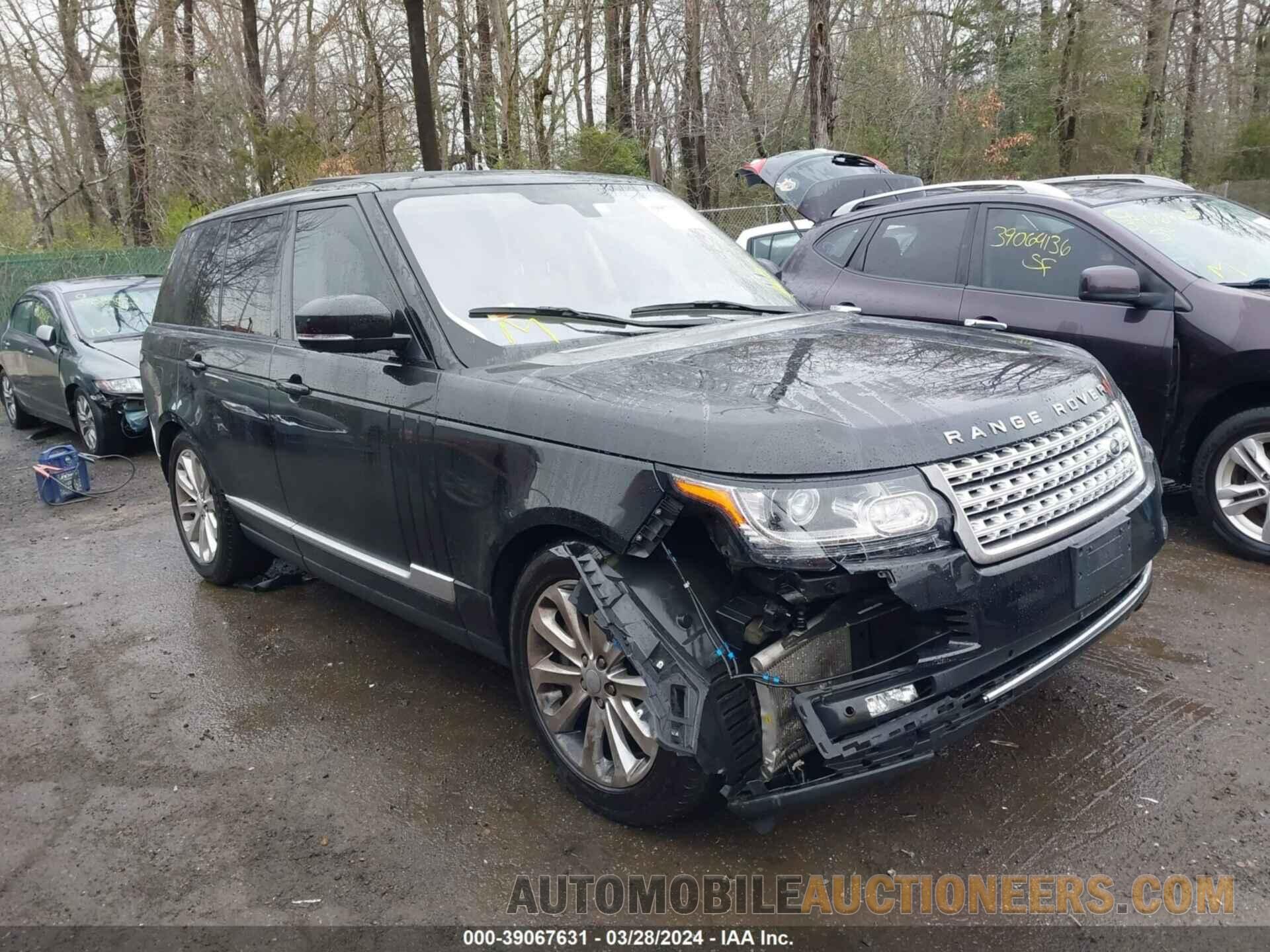 SALGS2PF6GA311816 LAND ROVER RANGE ROVER 2016