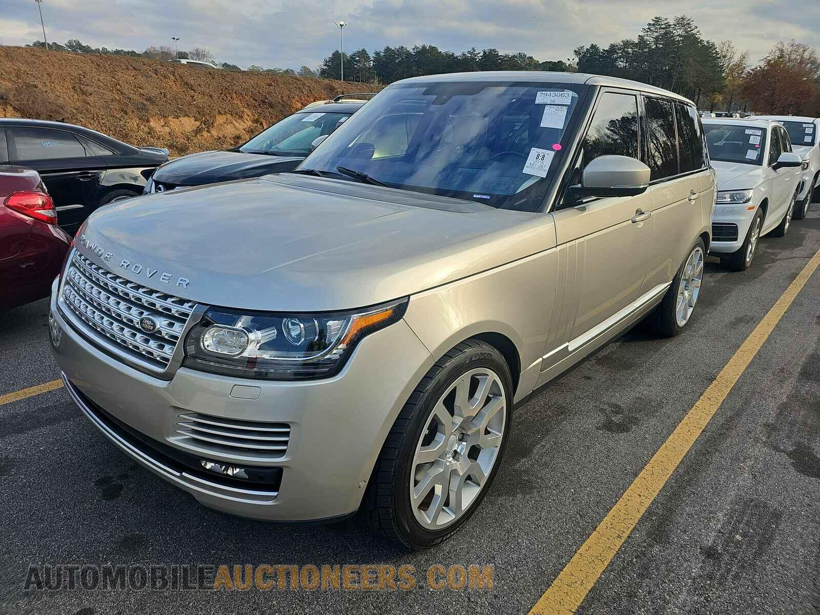 SALGS2PF7GA289213 Land Rover Range Rover 2016