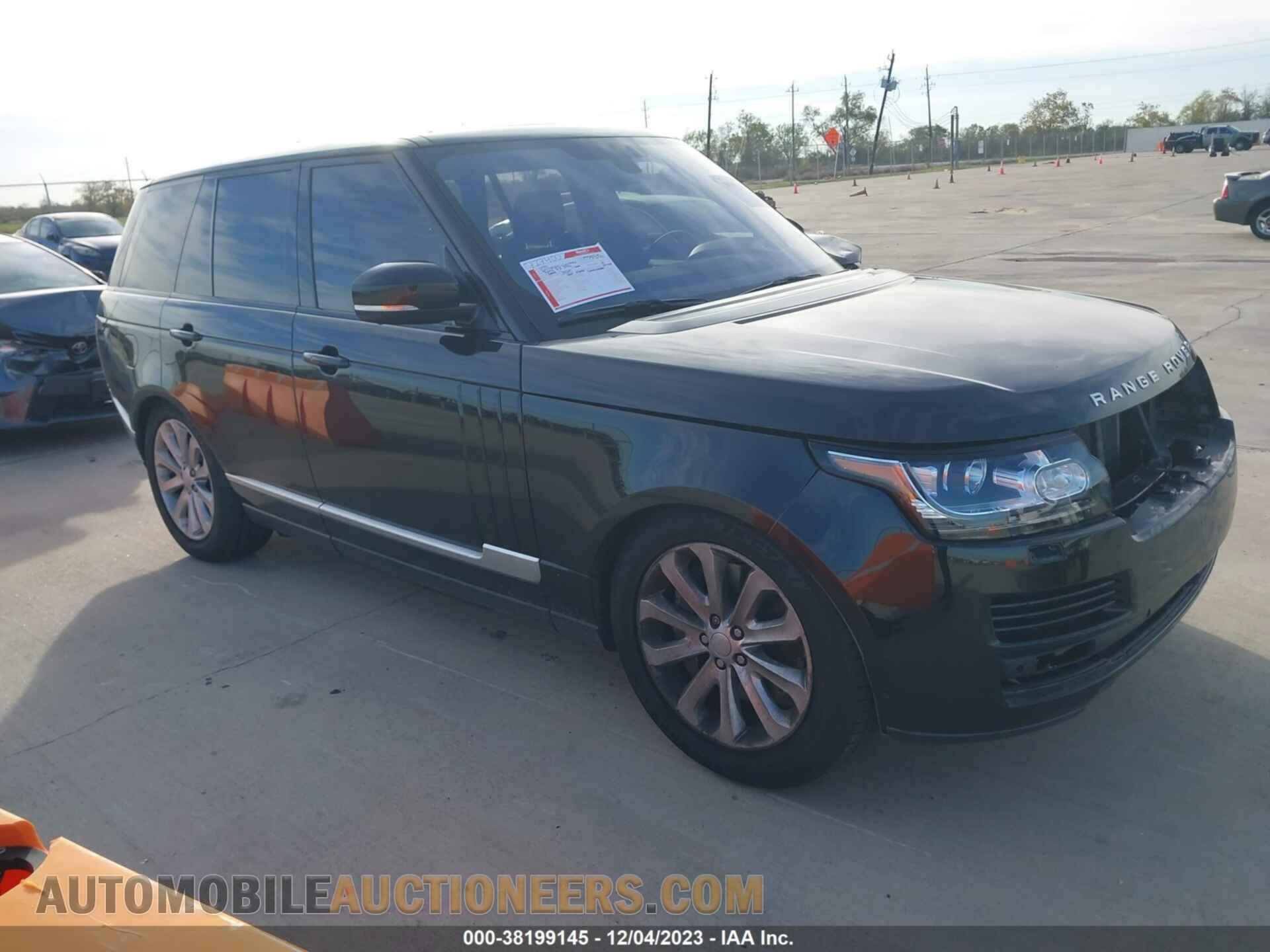 SALGS2PF7GA299384 LAND ROVER RANGE ROVER 2016
