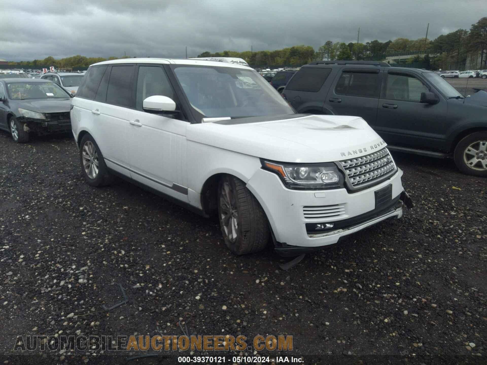 SALGS2PF7GA309072 LAND ROVER RANGE ROVER 2016
