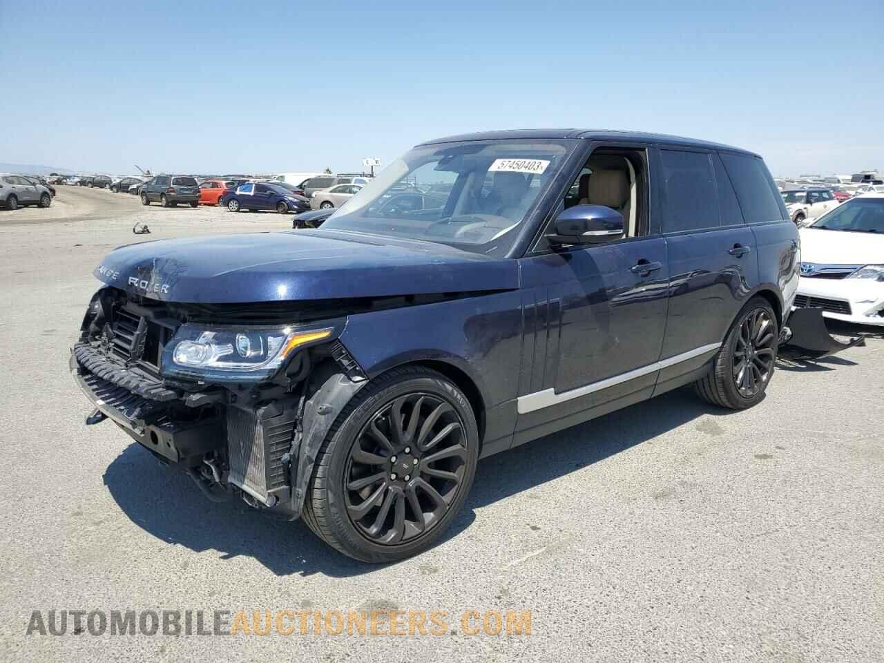 SALGS2PF9GA290184 LAND ROVER RANGEROVER 2016