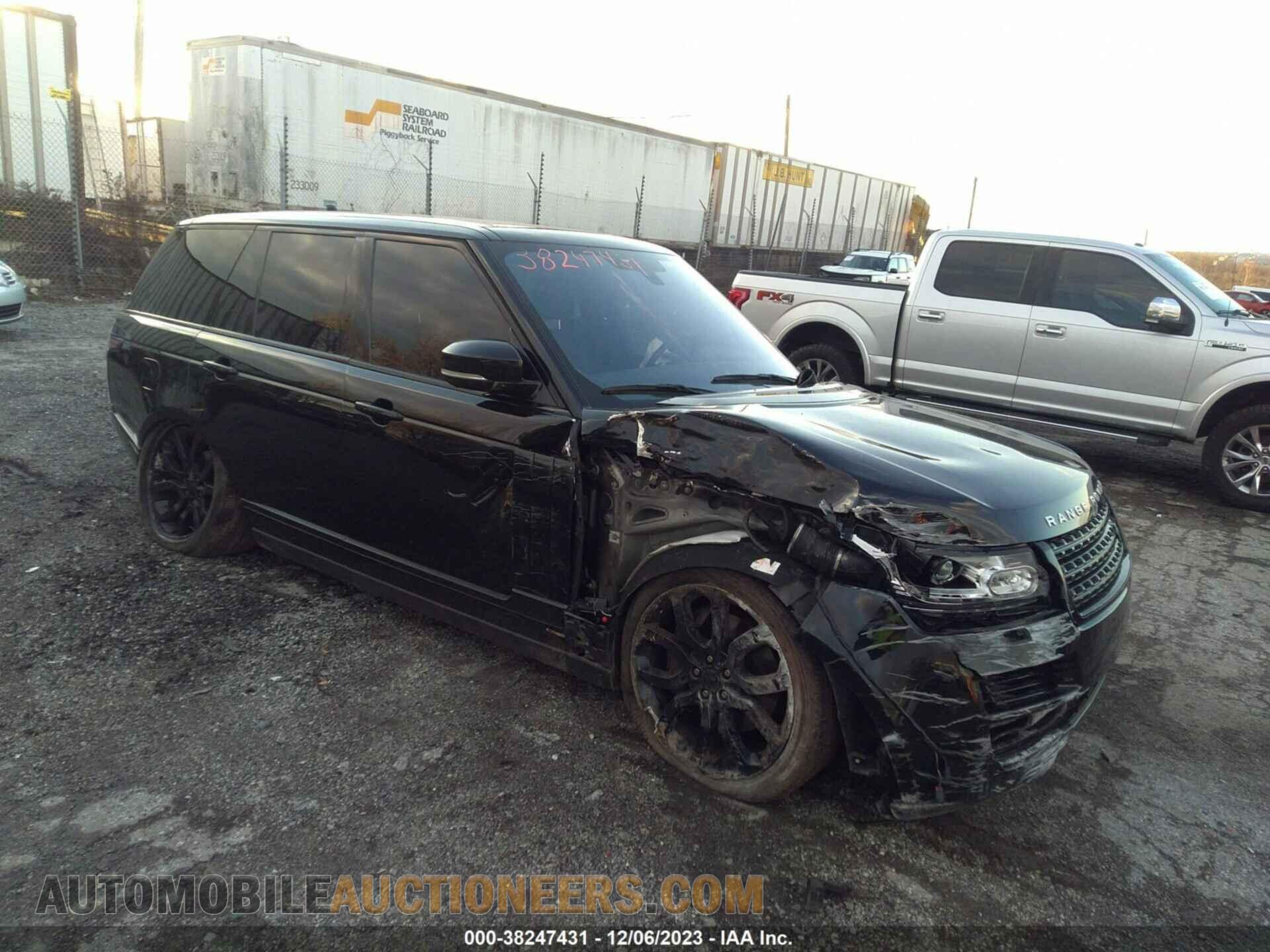 SALGS2PFXGA311320 LAND ROVER RANGE ROVER 2016