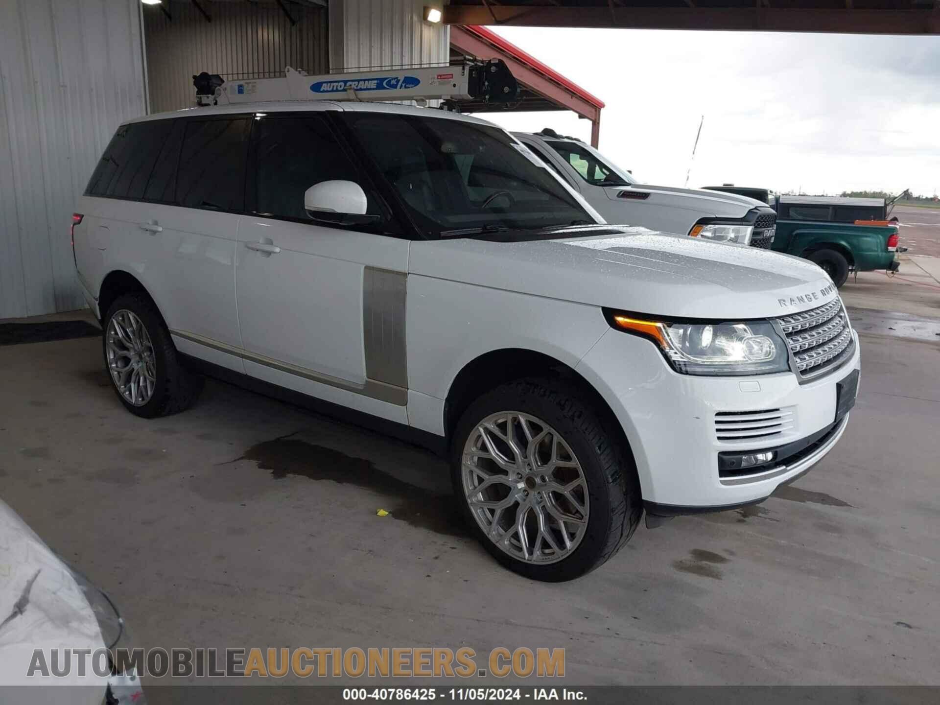 SALGS2PFXGA320308 LAND ROVER RANGE ROVER 2016