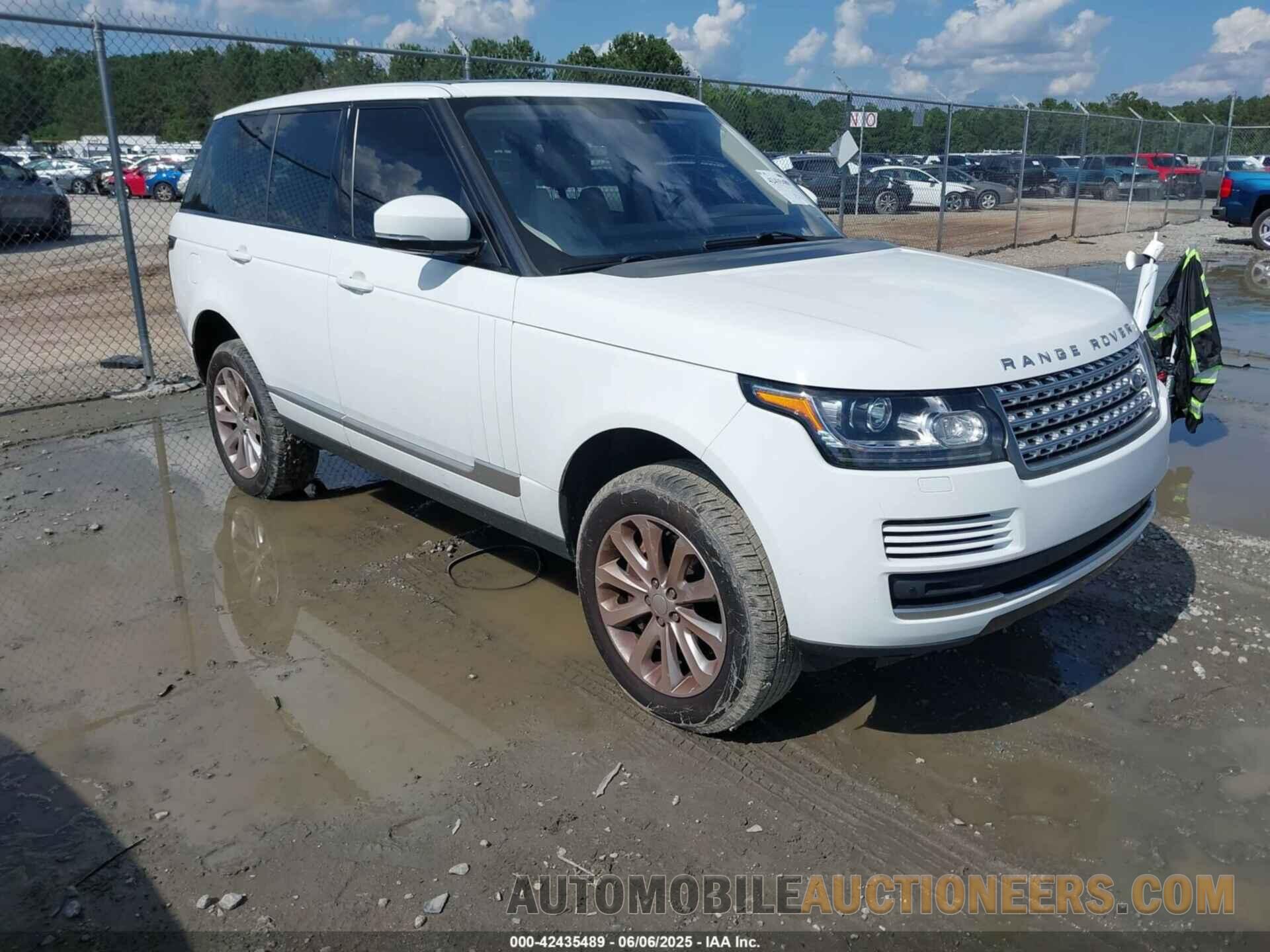 SALGS2VFXGA254295 LAND ROVER RANGE ROVER 2016