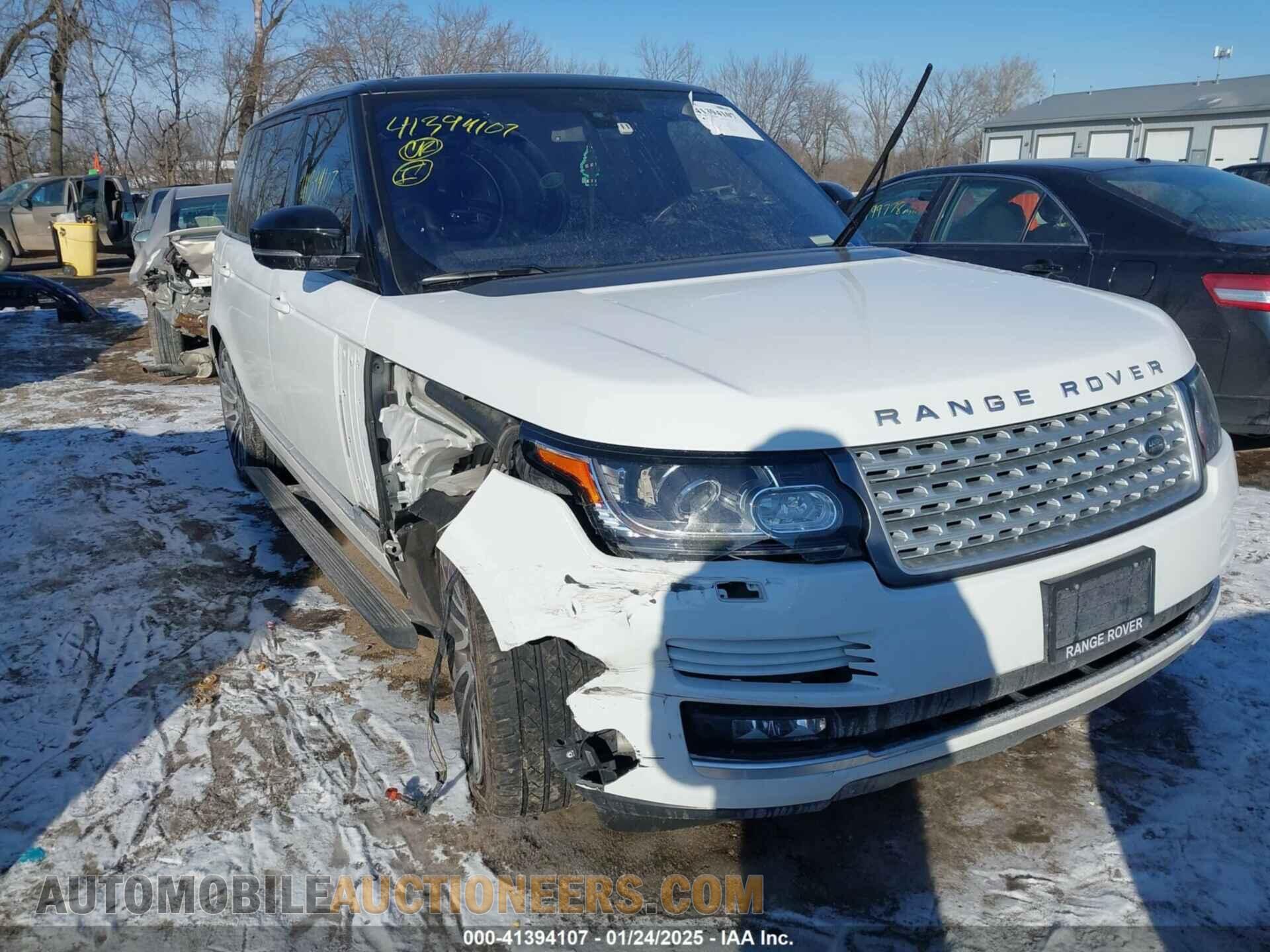 SALGS3EF0GA280040 LAND ROVER RANGE ROVER 2016