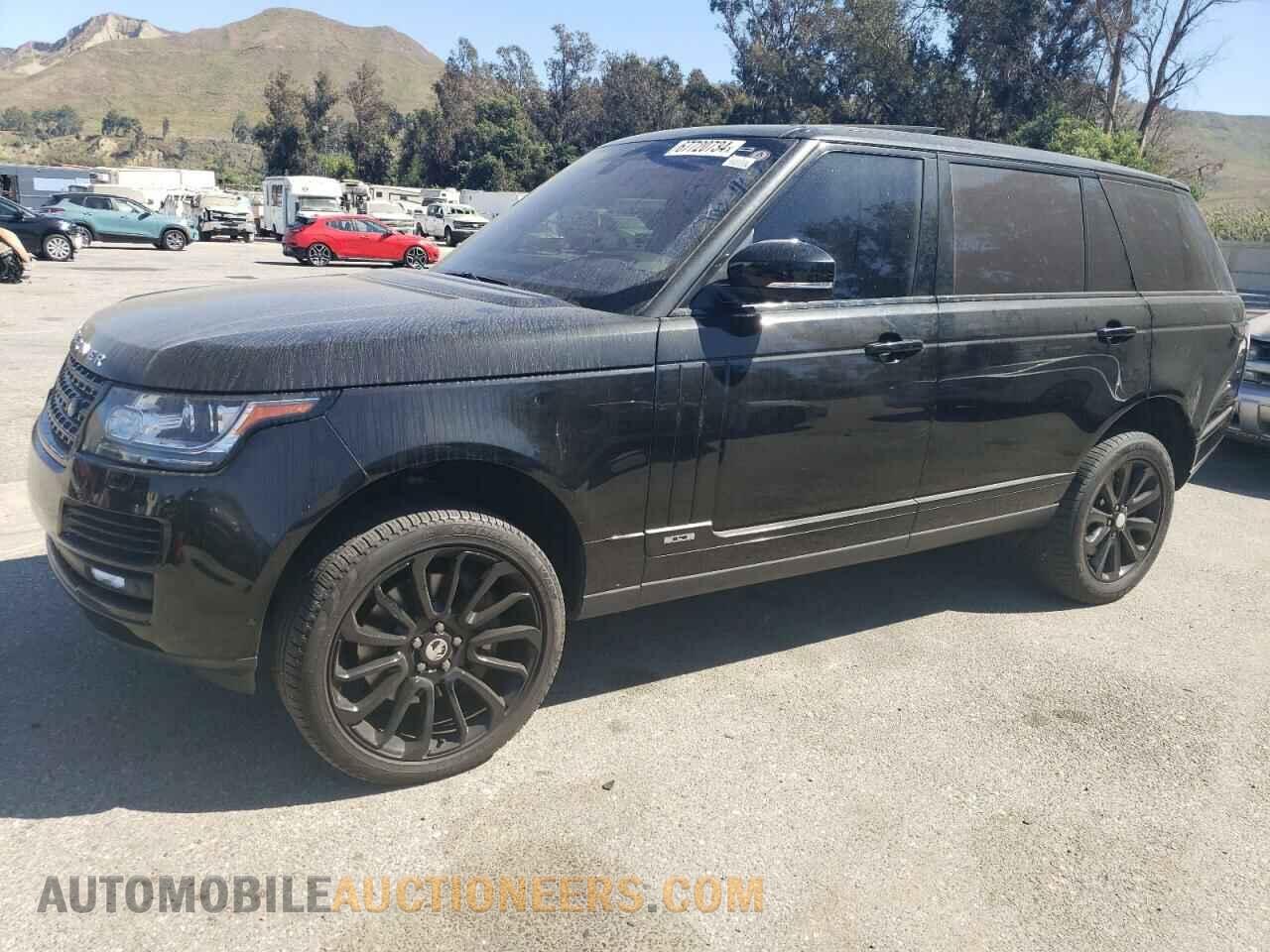 SALGS3EF2GA293968 LAND ROVER RANGEROVER 2016