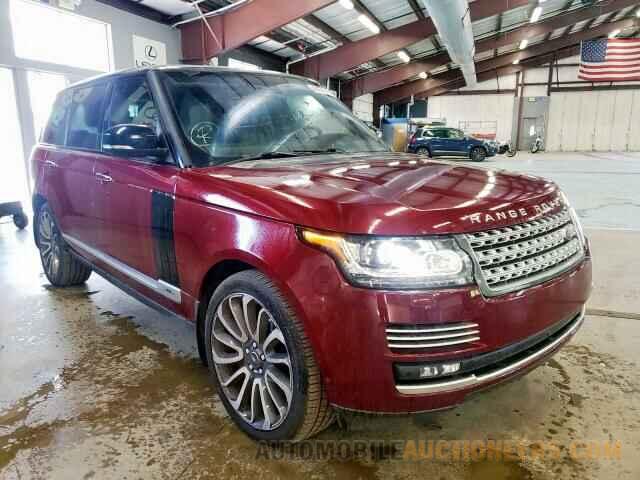 SALGV3EF1GA300528 LAND ROVER RANGEROVER 2016