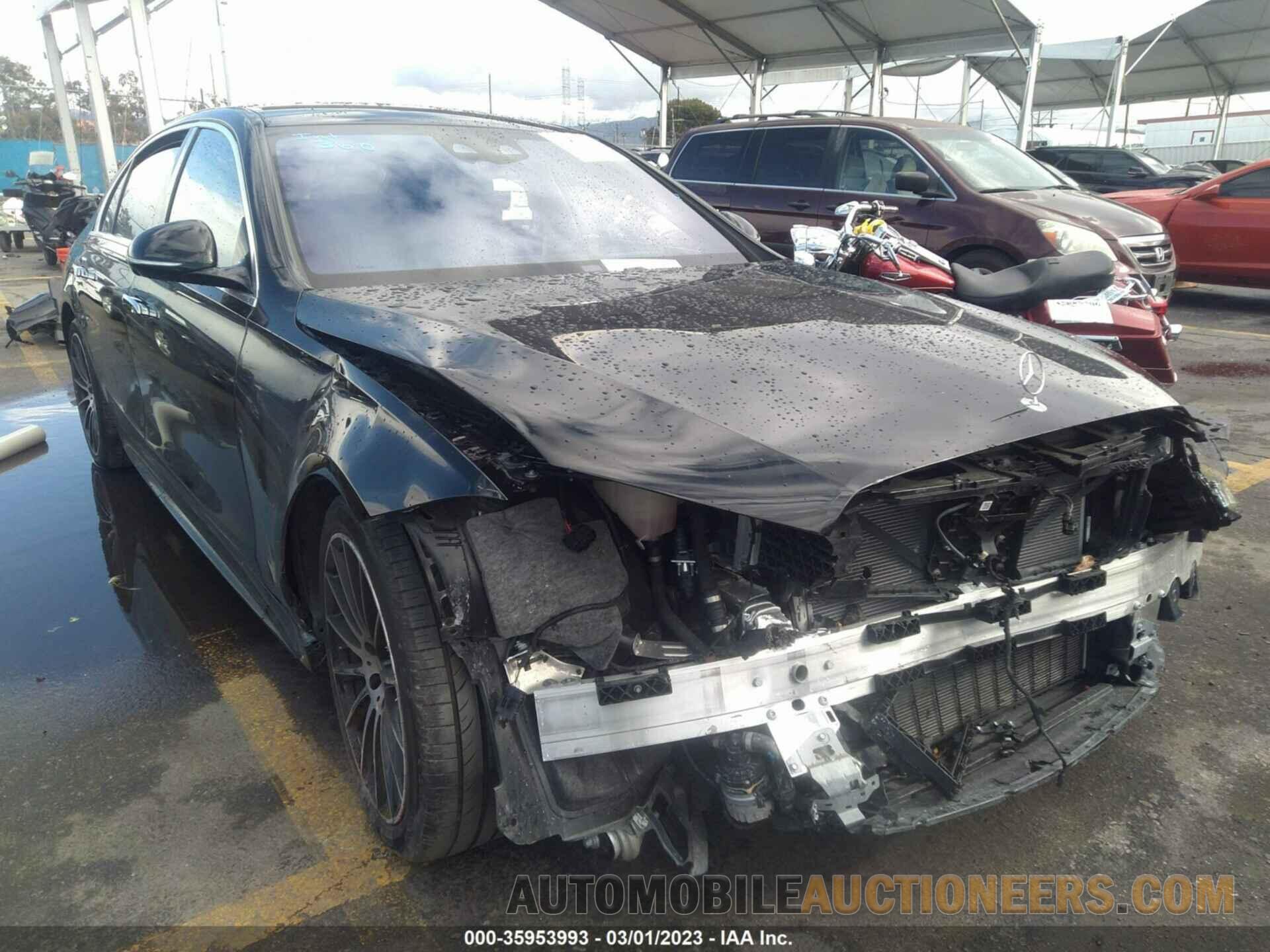 W1K6G6DB9NA075159 MERCEDES-BENZ S-CLASS 2022