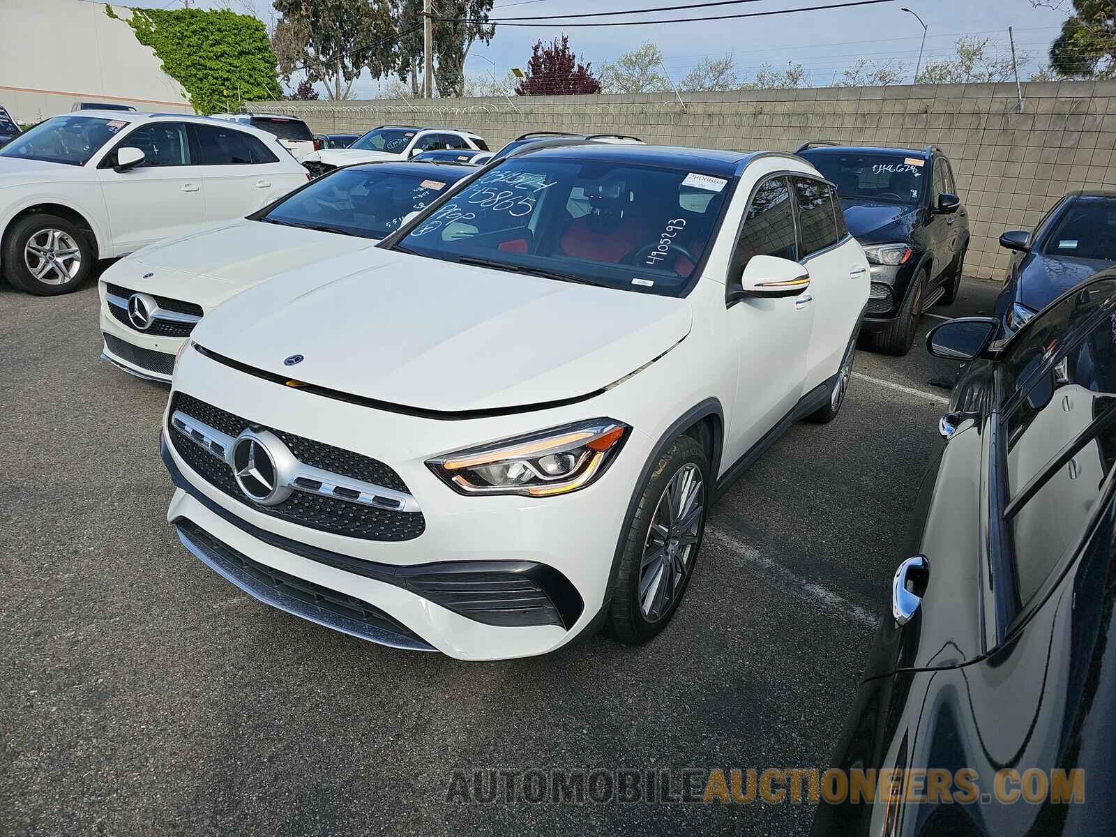 W1N4N4HB3MJ145865 Mercedes-Benz GLA 2021