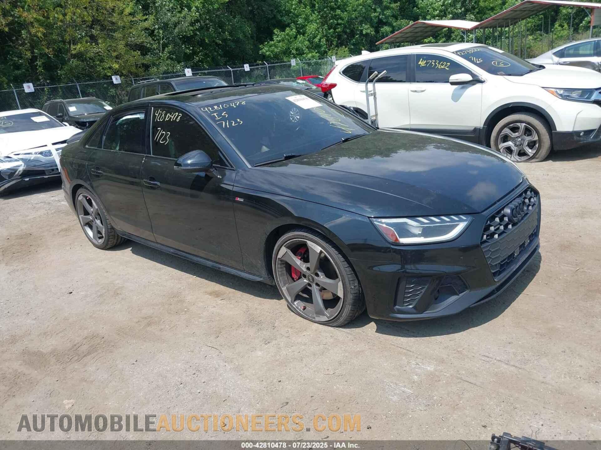 WAUEAAF49NA016232 AUDI A4 2022