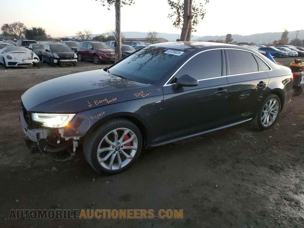 WAUENAF42KA020607 AUDI A4 2019