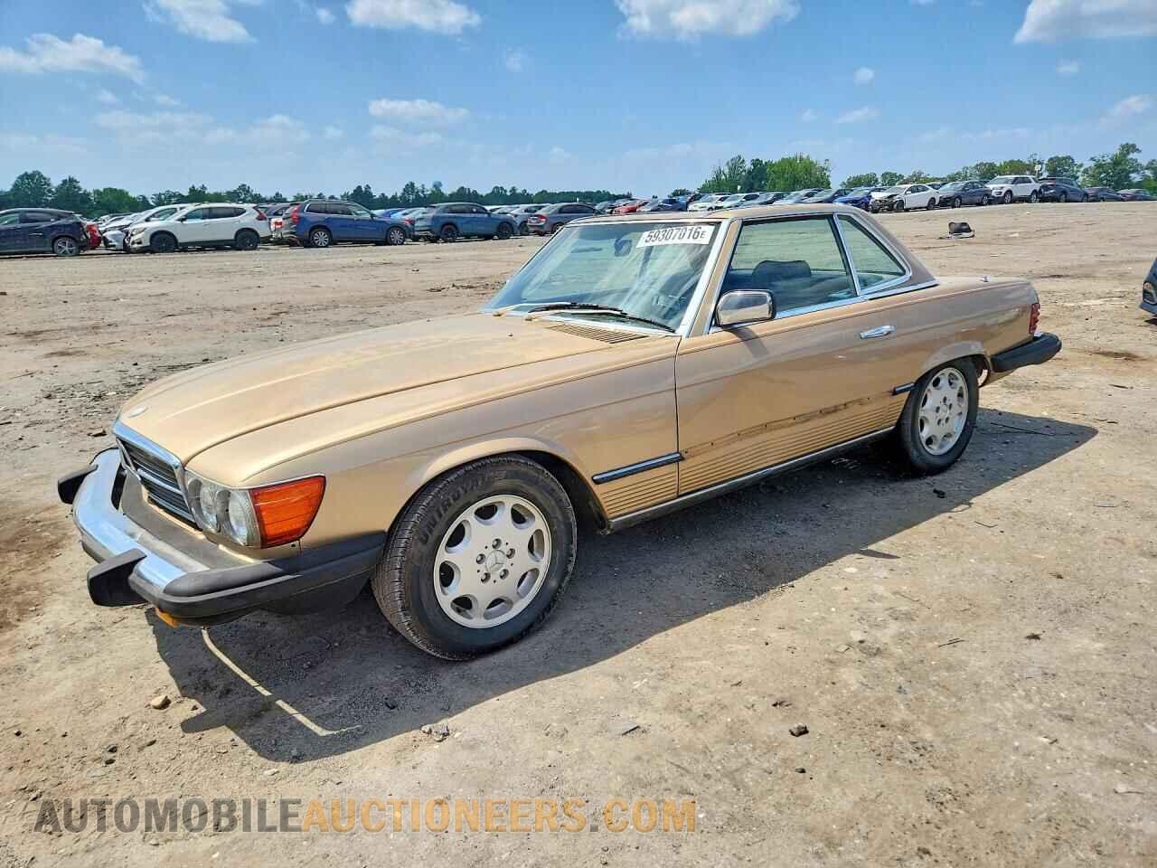 WDBBA45AXBB006523 MERCEDES-BENZ SL-CLASS 1981