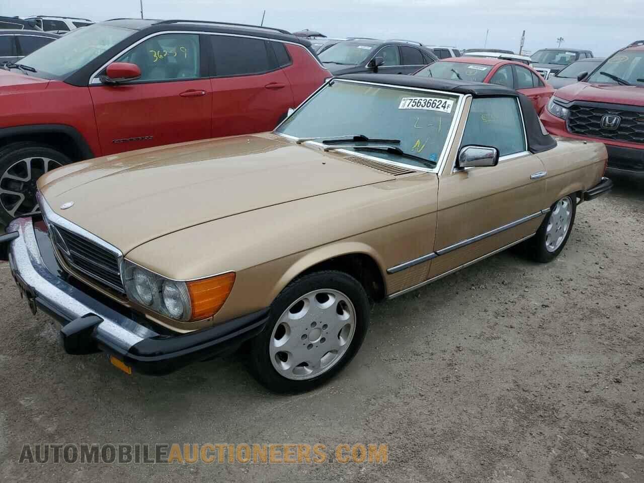 WDBBA45AXEA009528 MERCEDES-BENZ SL-CLASS 1984