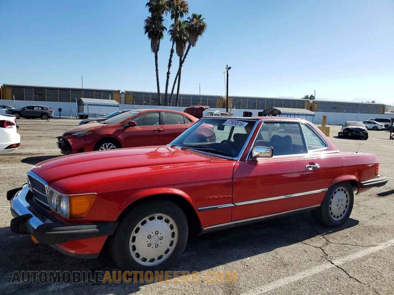WDBBA48DXHA064281 MERCEDES-BENZ SL-CLASS 1987