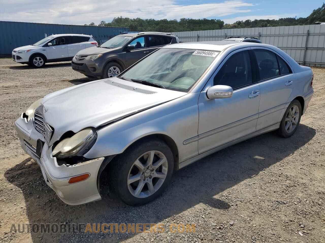 WDBRF54HX7F856172 MERCEDES-BENZ C-CLASS 2007