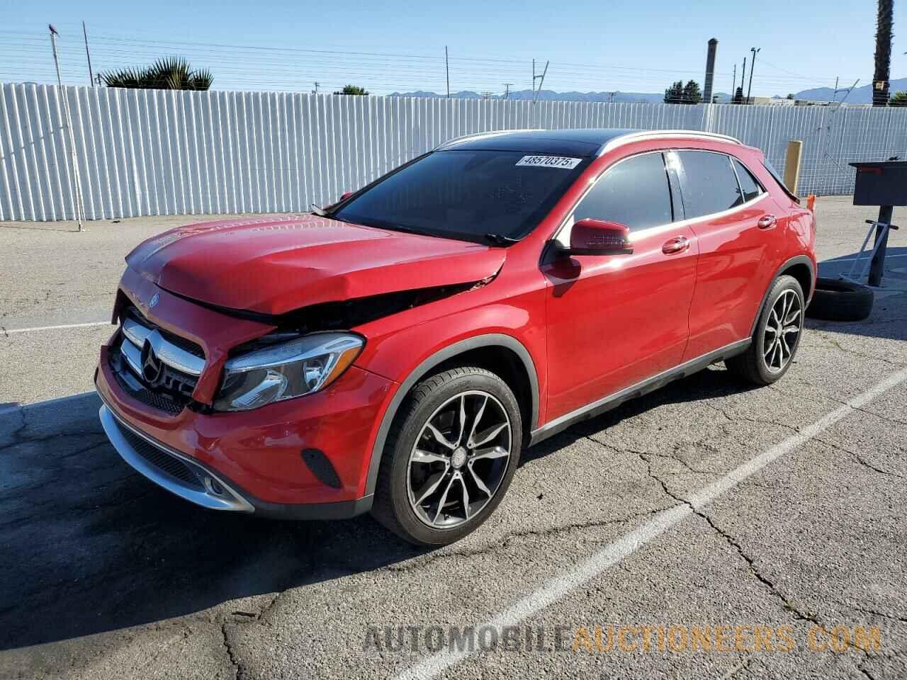 WDCTG4EBXGJ239435 MERCEDES-BENZ GLA-CLASS 2016