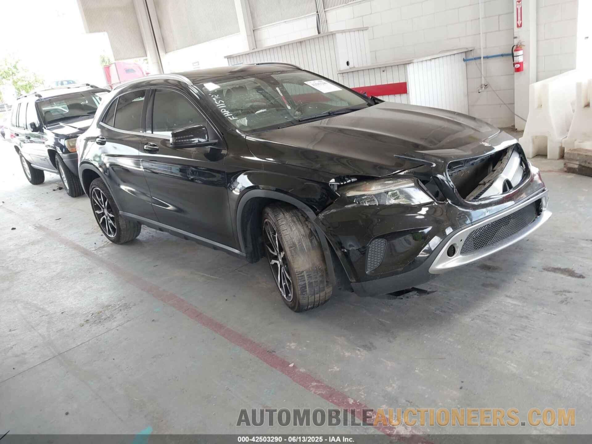 WDCTG4GB3GJ238611 MERCEDES-BENZ GLA 250 2016