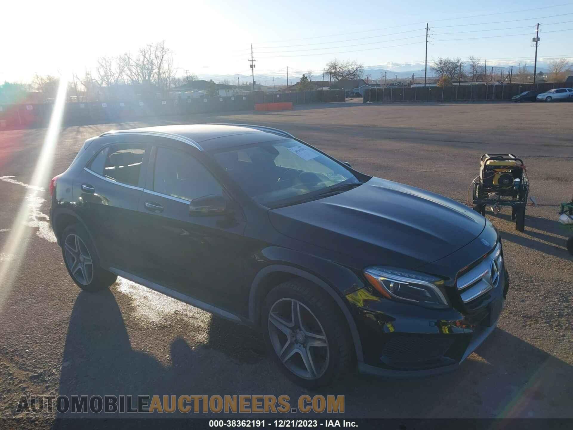 WDCTG4GB4FJ131663 MERCEDES-BENZ GLA 250 2015