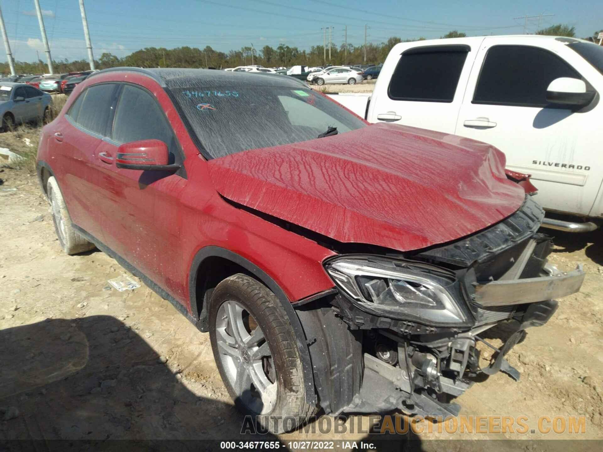 WDCTG4GB4KU015534 MERCEDES-BENZ GLA 2019