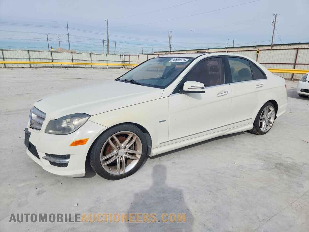 WDDGF4HB2CR194708 MERCEDES-BENZ C-CLASS 2012