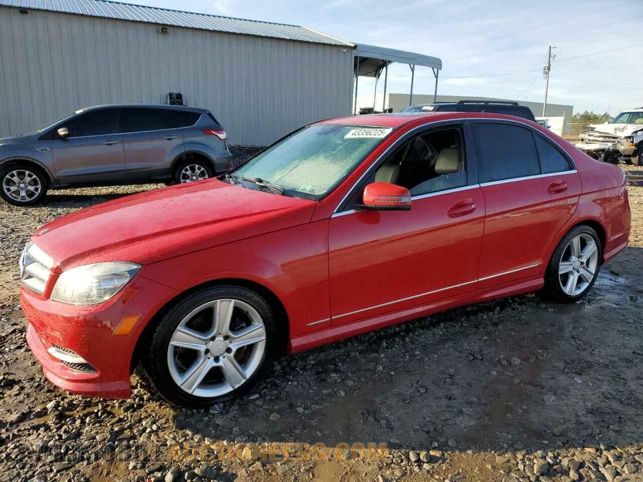 WDDGF5EB7BA423536 MERCEDES-BENZ C-CLASS 2011