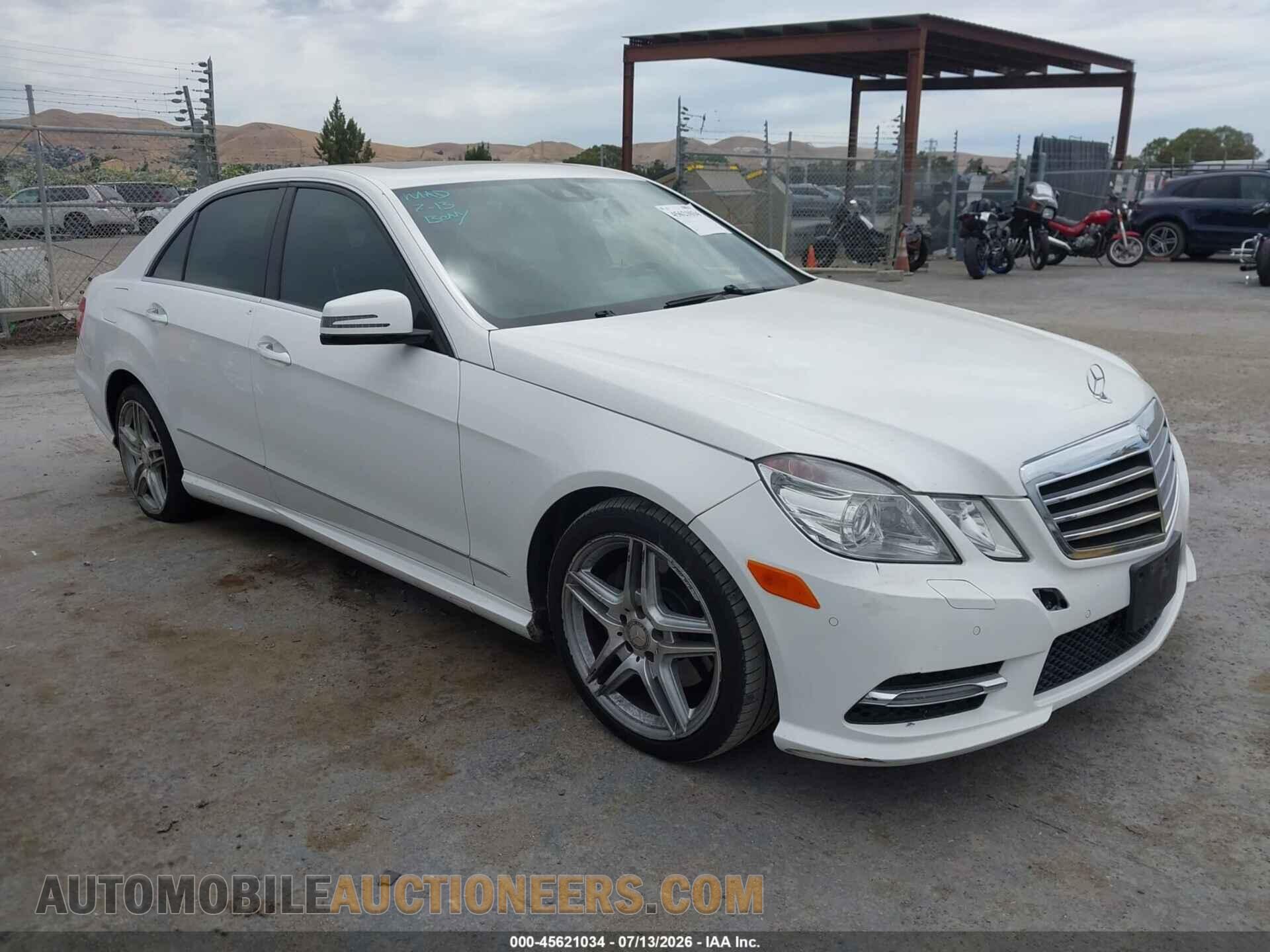 WDDHF5KB4DA762170 MERCEDES-BENZ E 350 2013
