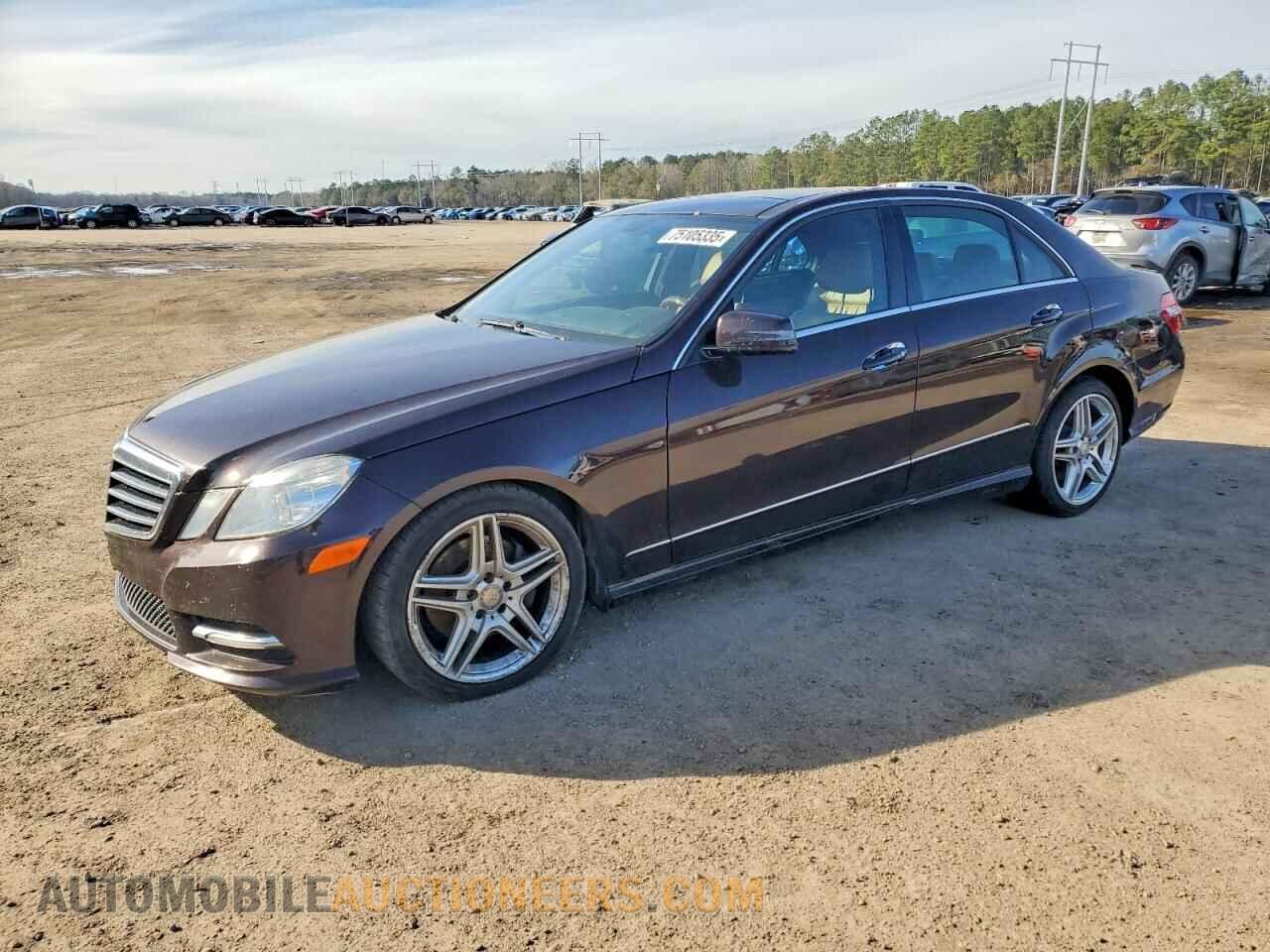 WDDHF8JB9DA721844 MERCEDES-BENZ E-CLASS 2013
