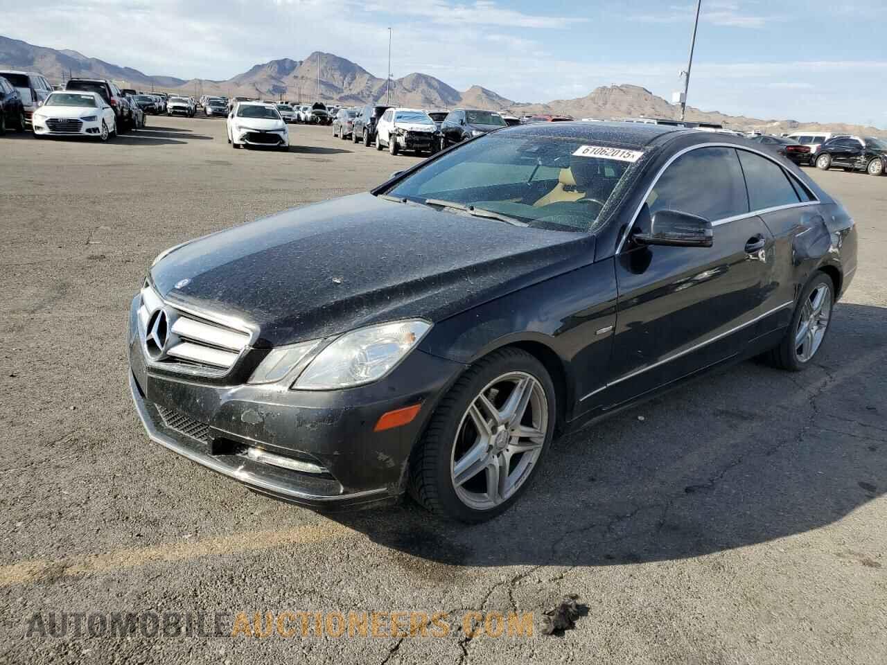 WDDKJ5KB3CF134591 MERCEDES-BENZ E-CLASS 2012