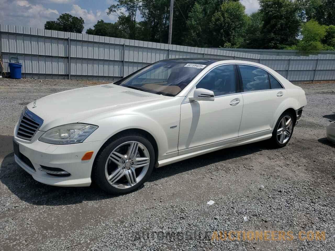 WDDNG9EB1CA464886 MERCEDES-BENZ S-CLASS 2012