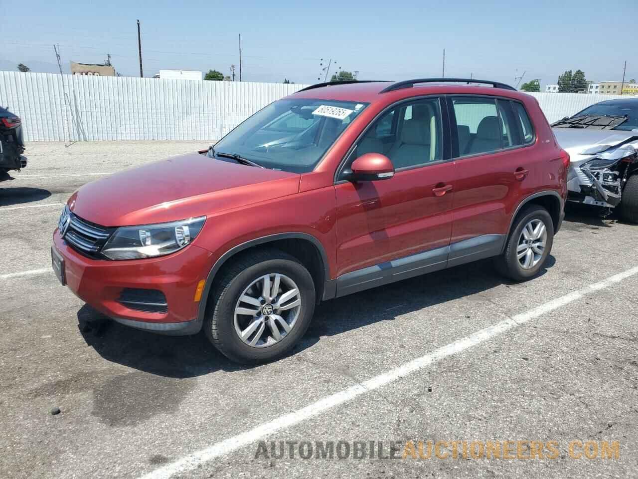 WVGAV7AX7GW084184 VOLKSWAGEN TIGUAN 2016