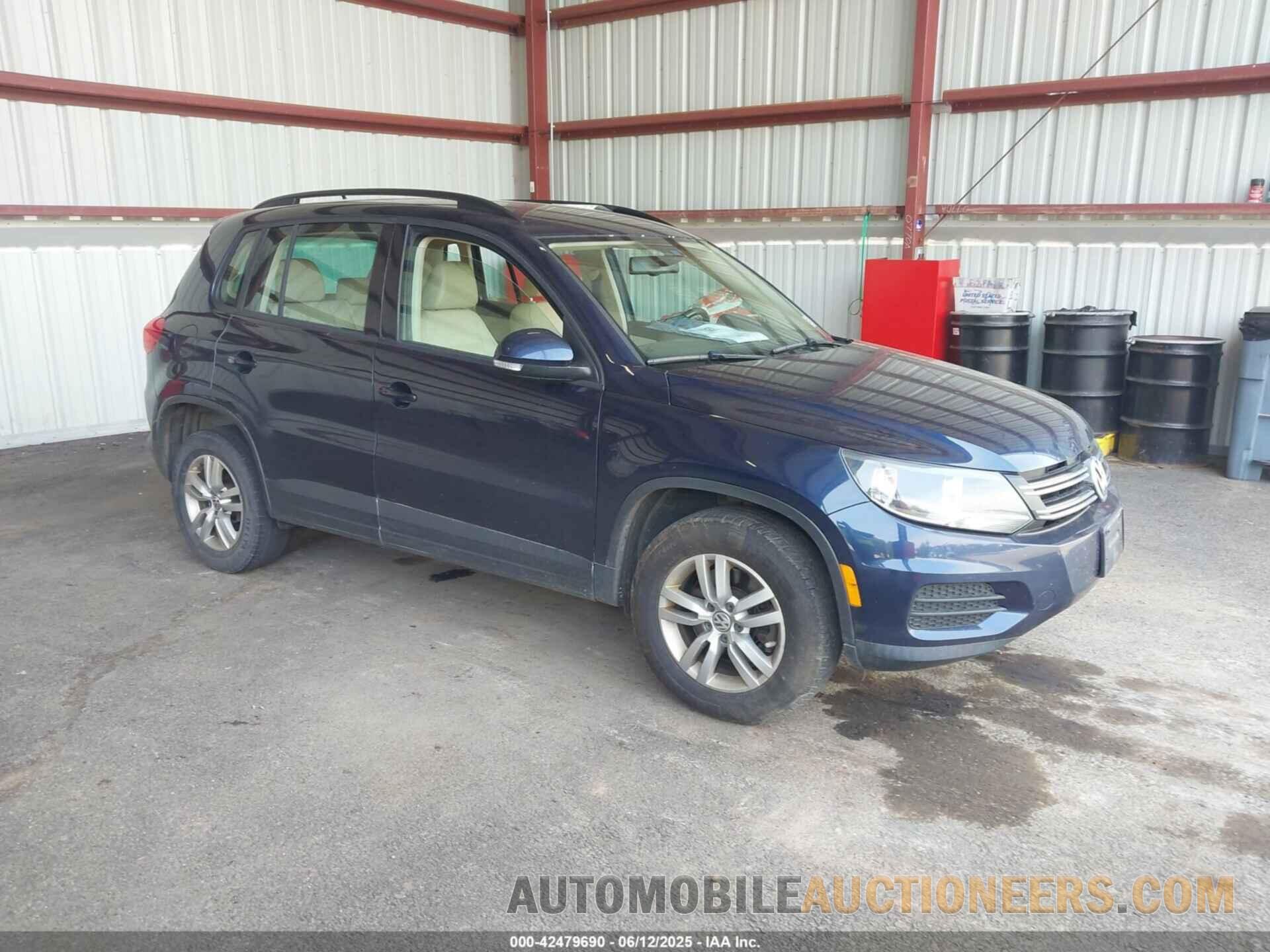 WVGBV7AX9GW597411 VOLKSWAGEN TIGUAN 2016