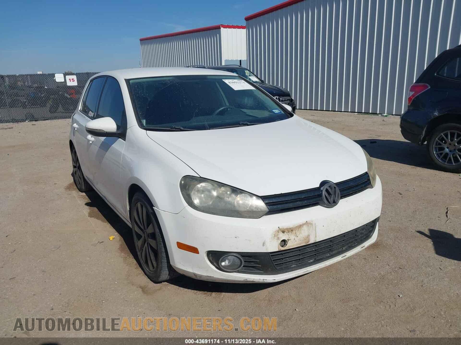 WVWNM7AJ9CW351663 VOLKSWAGEN GOLF 2012