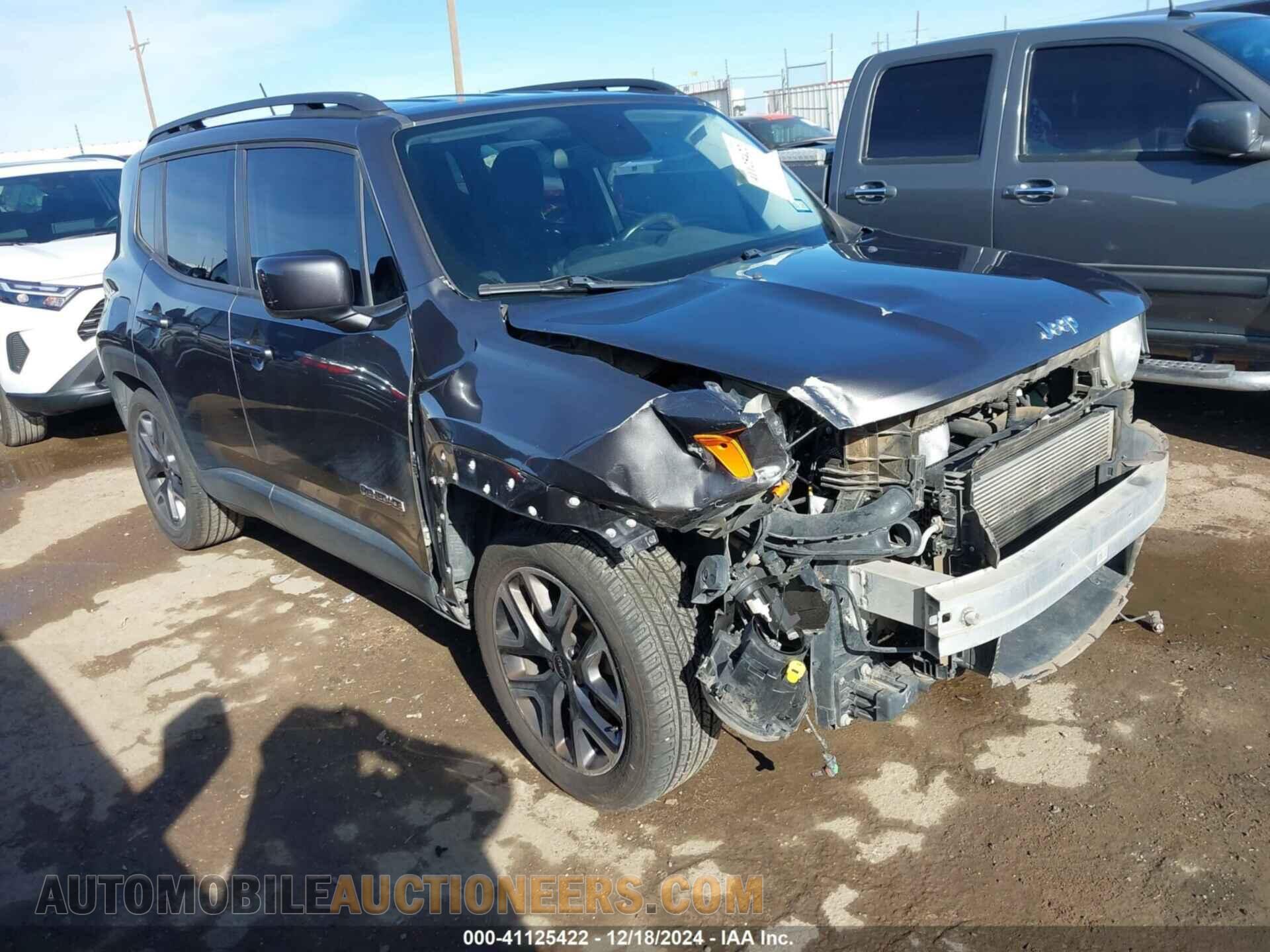 ZACCJABT2GPC52182 JEEP RENEGADE 2016